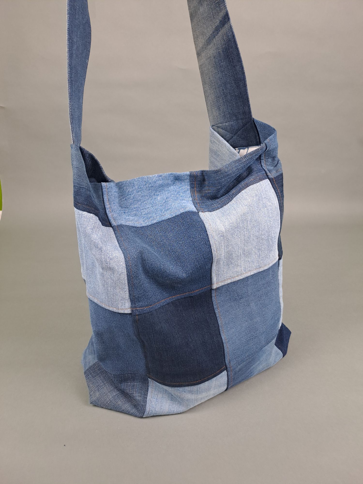 Upcycling Jeans Tragetasche