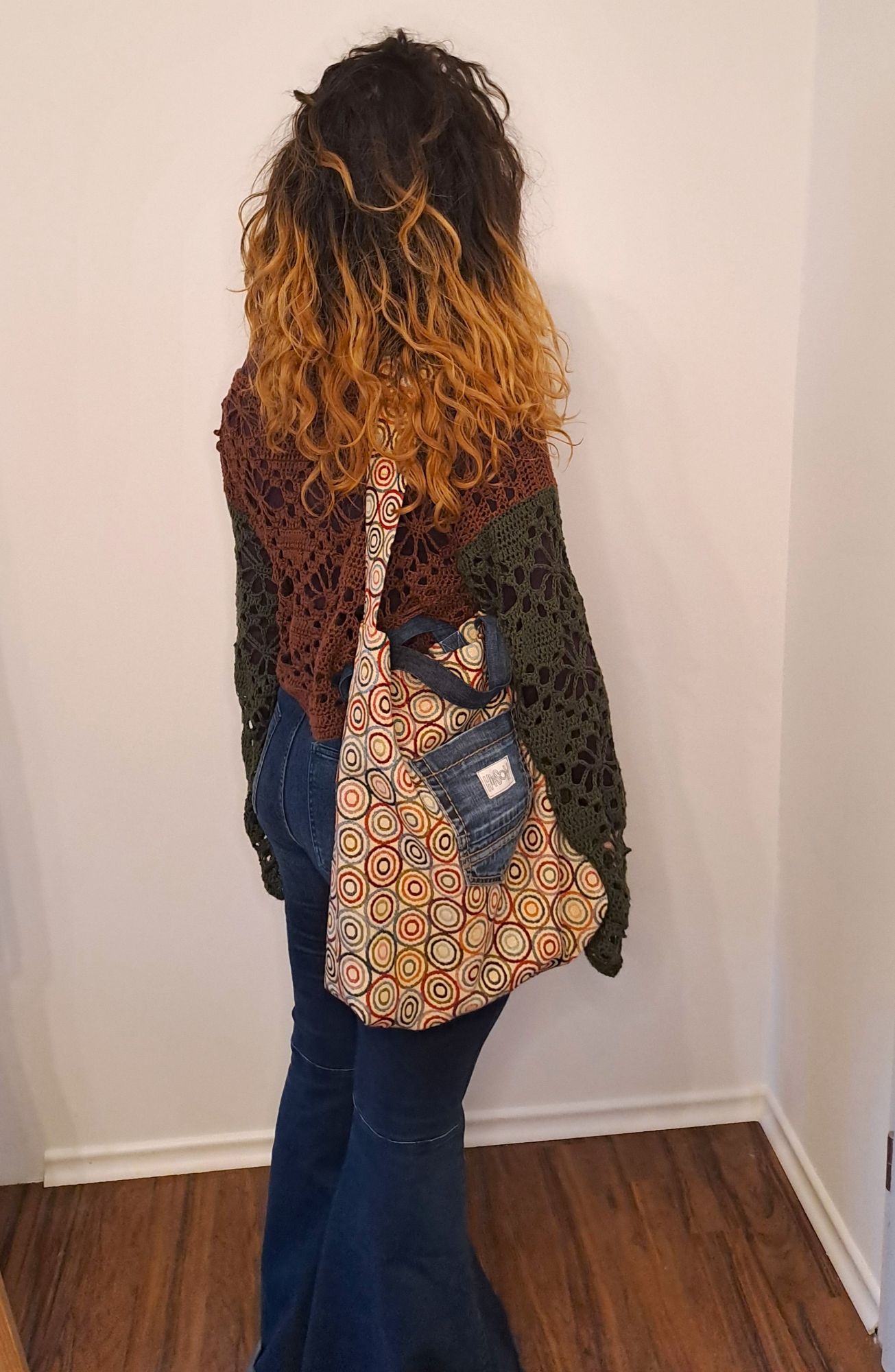 Model mit HipSoW Tragetasche