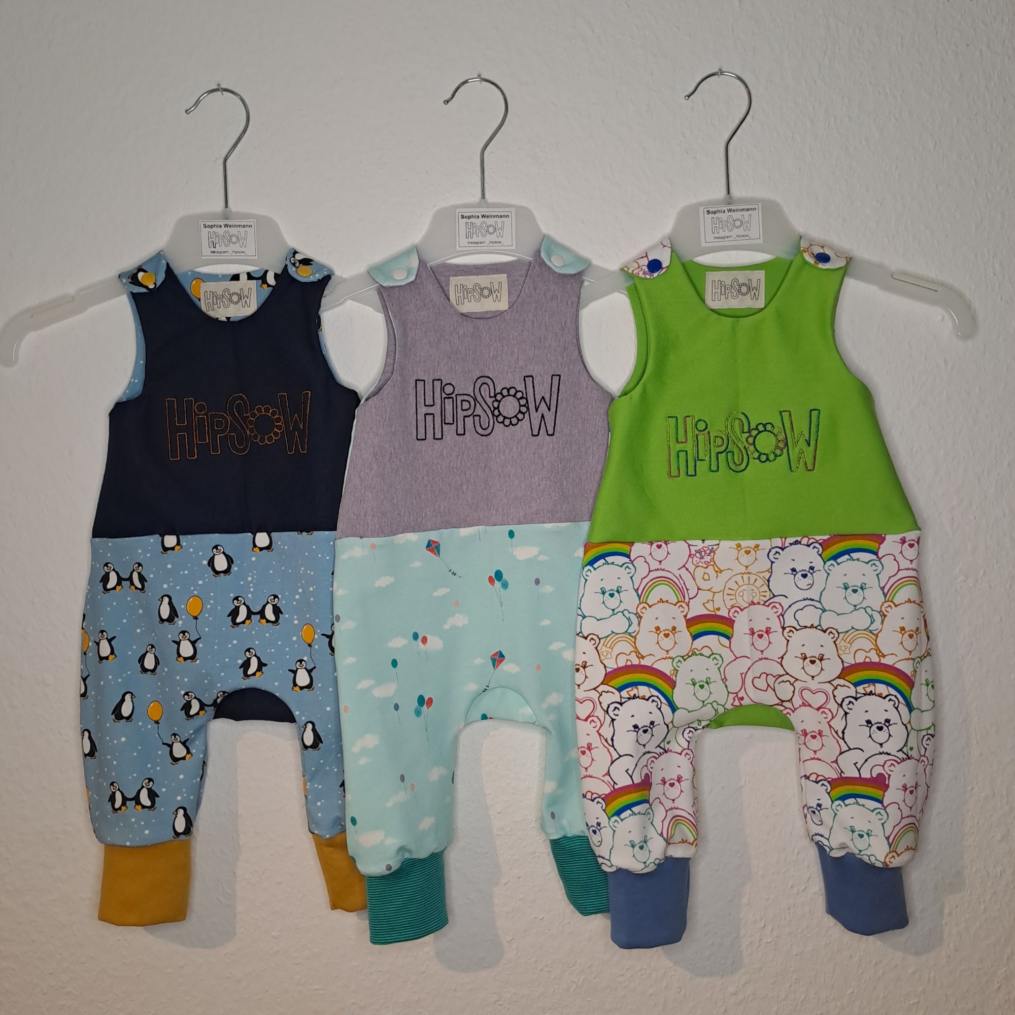 Babykleidung - süße Babystrampler von HipSoW.