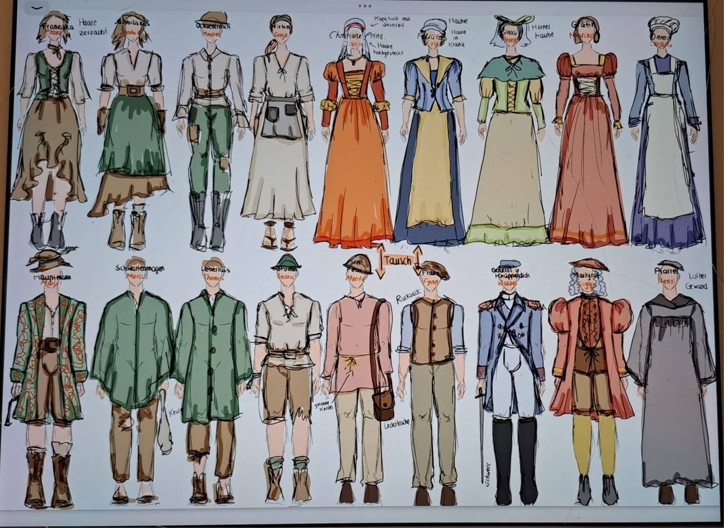Kostümbild "Das Wirtshaus im Spessart" als HipSoW Referenz für Kostüm, Theater, Vereinsarbeit - Ansicht 8
